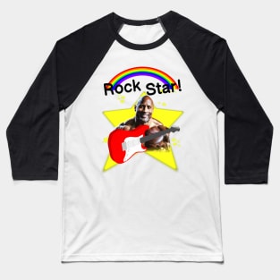 Rock Star Guitar Baseball T-Shirt